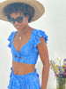 Heritage Ruffle Crop Top Top Feather & Find