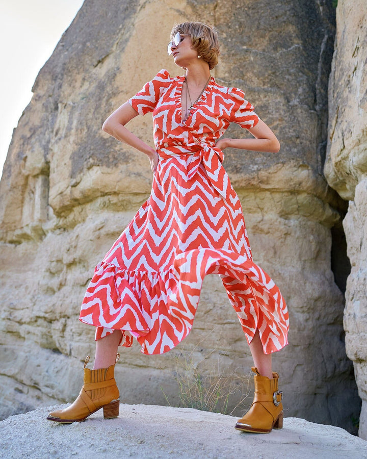 AKOKO MIDI DRESS Dresses Feather & Find 