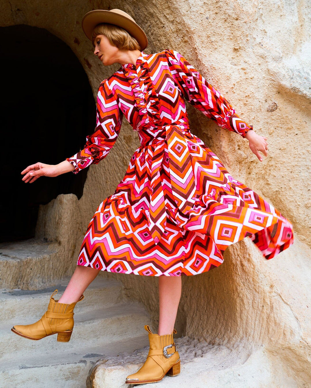Averbia Midi Dress Magic Dress Feather & Find 
