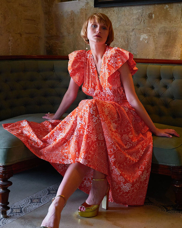 Fire Dancer Maxi Dress — Breath of Fire Dress Feather & Find 