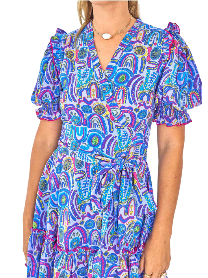 Genova Wrap Dress Dress Feather & Find 