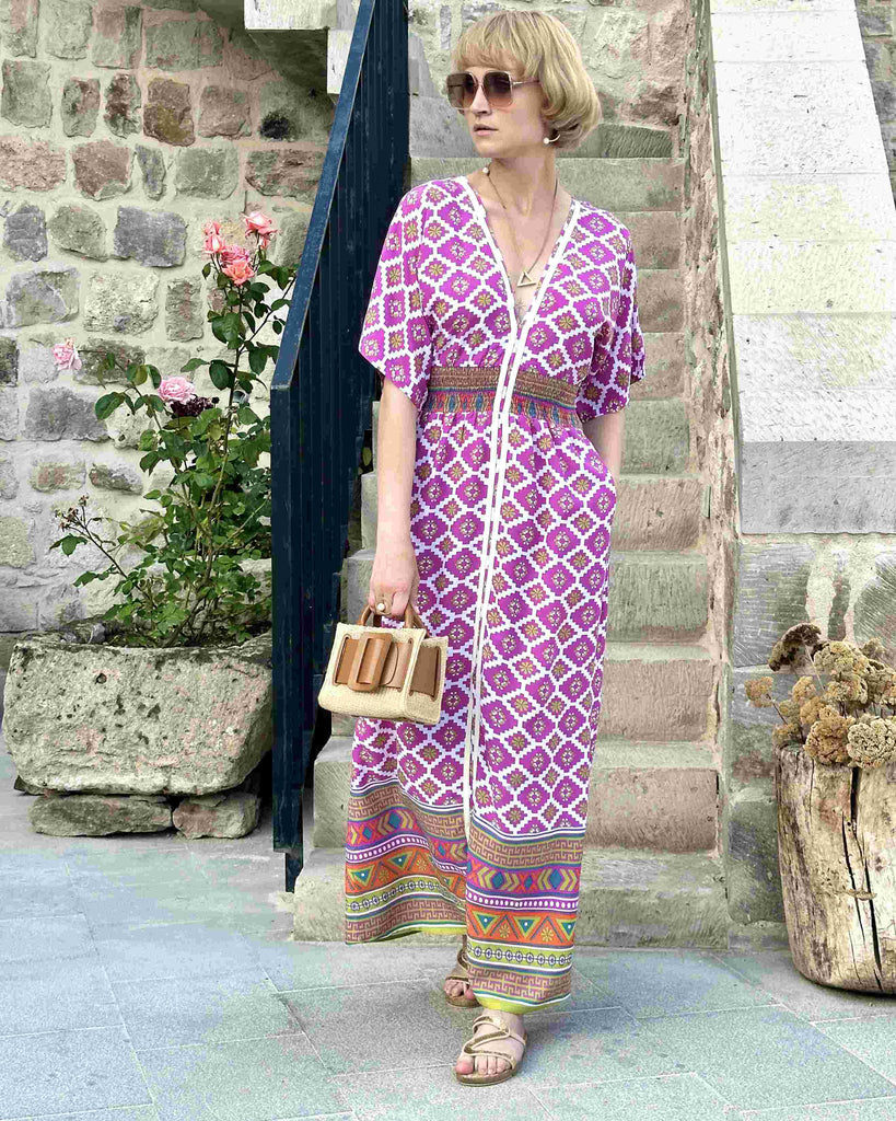 Hakuna Maxi Dress — Evolution Print Dresses Feather & Find 
