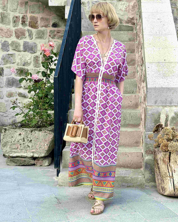 Hakuna Maxi Dress — Evolution Print Dresses Feather & Find 