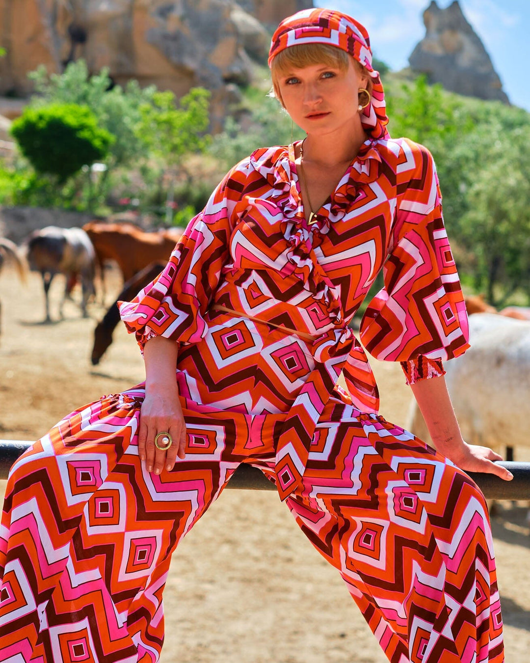 Rosa Ruffle Top Top Feather & Find 