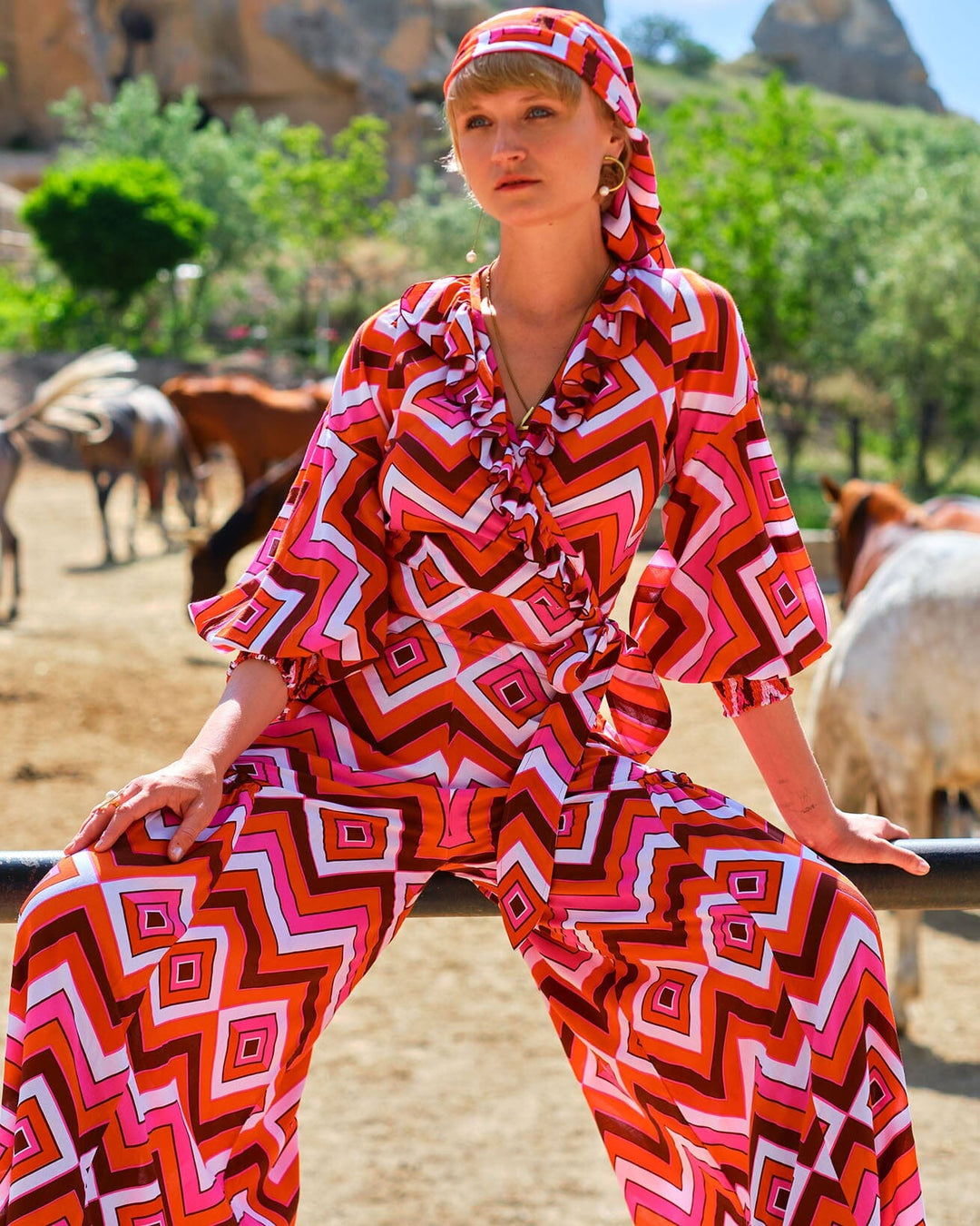 Rosa Ruffle Top Top Feather & Find 