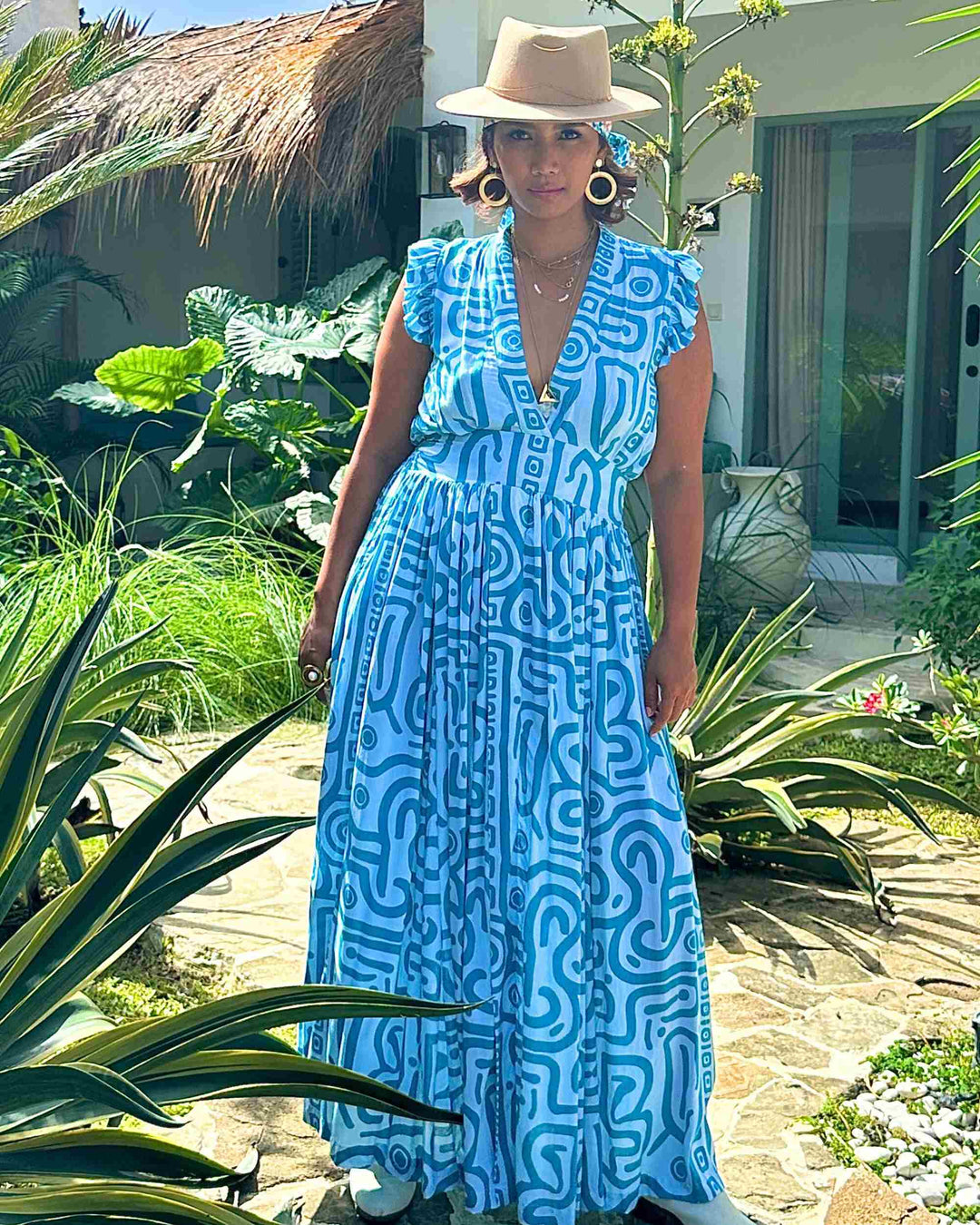 Star Dancer Maxi Dress Shamanic Energy Dresses Feather & Find 