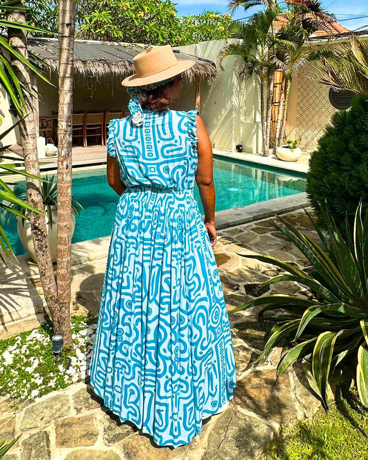 Star Dancer Maxi Dress Shamanic Energy Dresses Feather & Find 