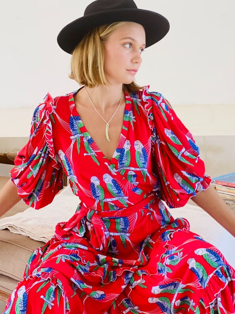 Eclectus May Dress Dress Feather & Find 