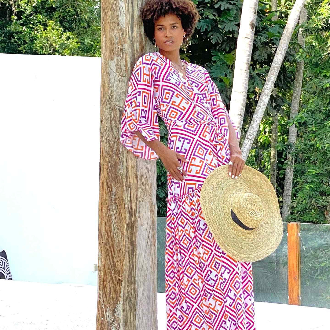 marigold gypset kimono dress Dresses Feather & Find 