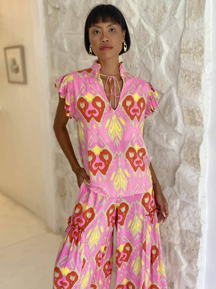 Paradisio Ruffle Top Top Feather & Find 