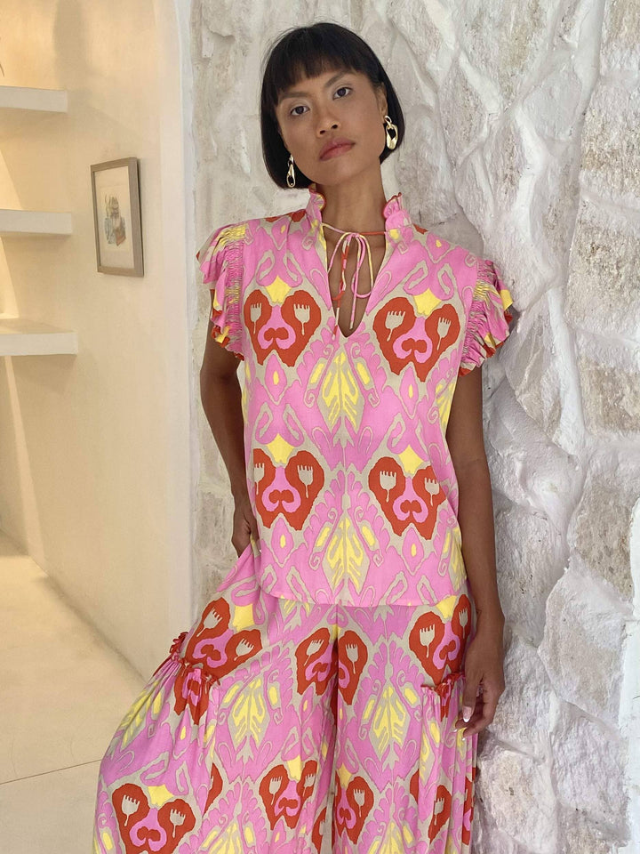 Paradisio Ruffle Top Top Feather & Find 