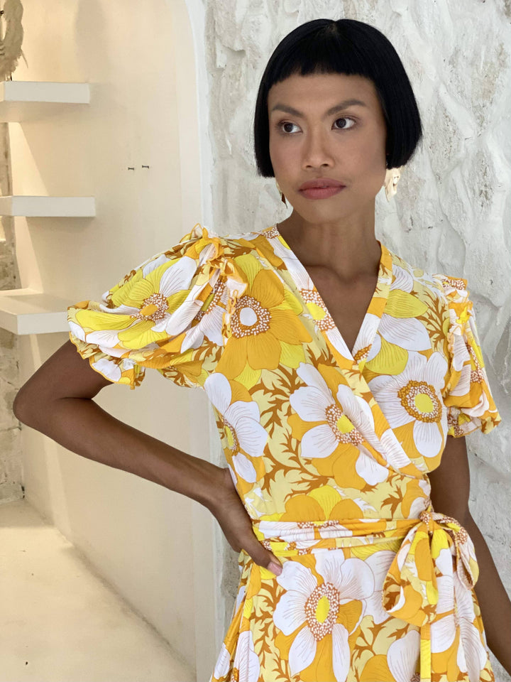 Sultana Wrap Dress Dresses Feather & Find 