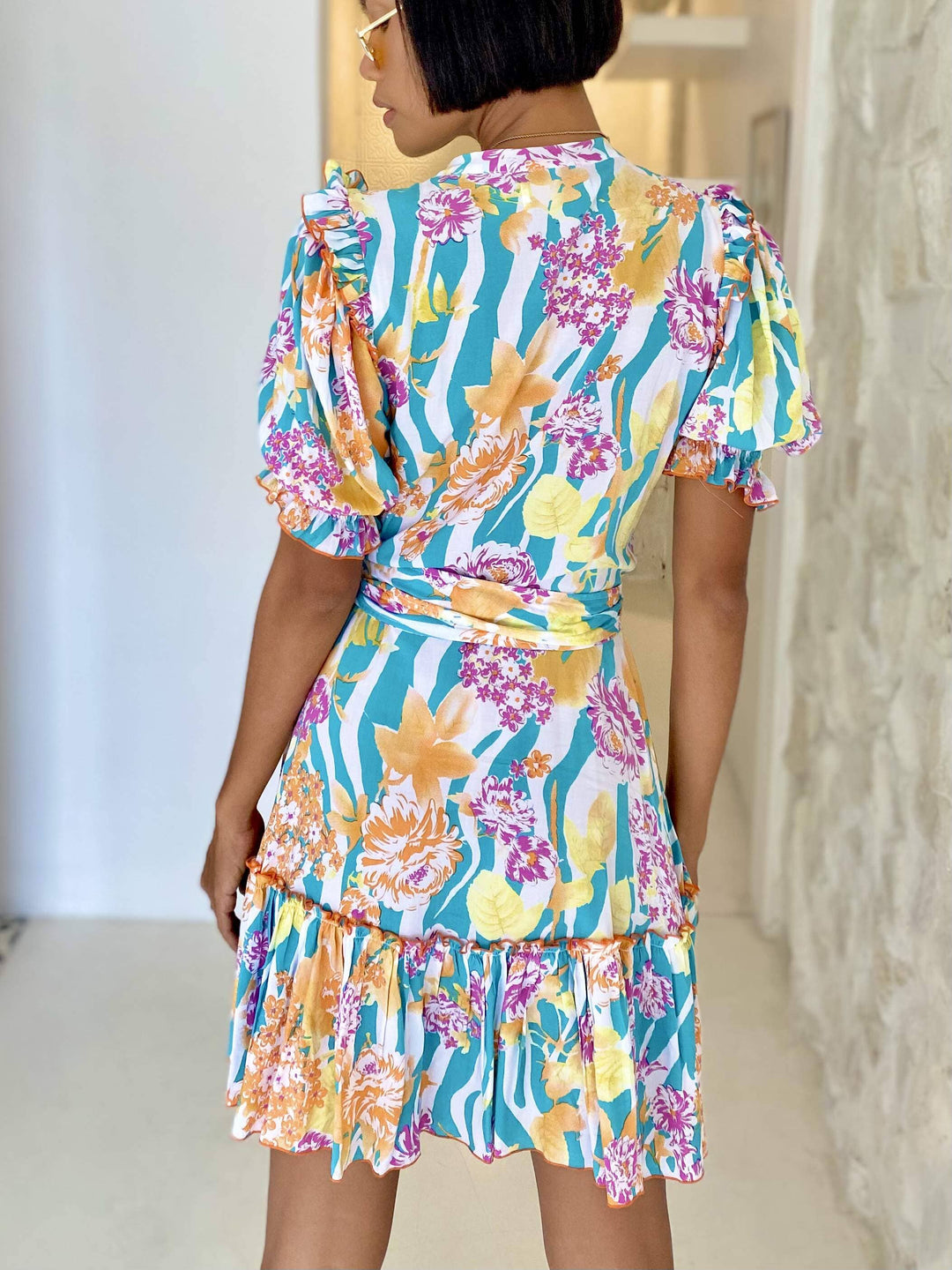 Esme Wrap Dress Dress Feather & Find 