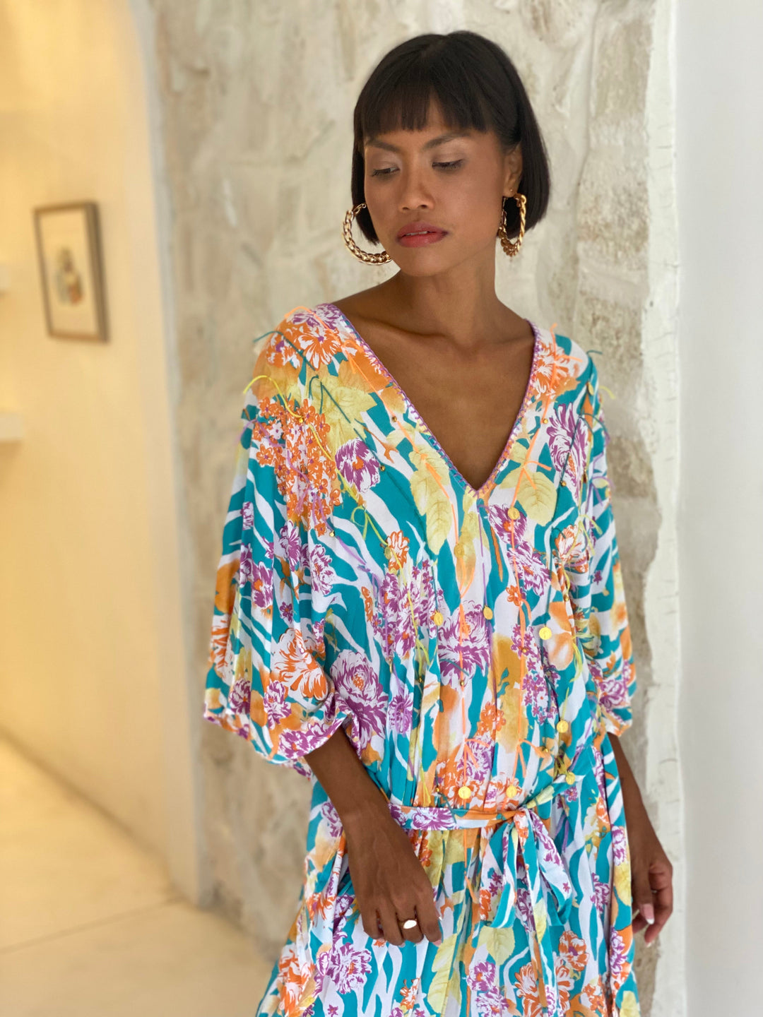Shimoo Kaftan Kaftans Feather & Find 
