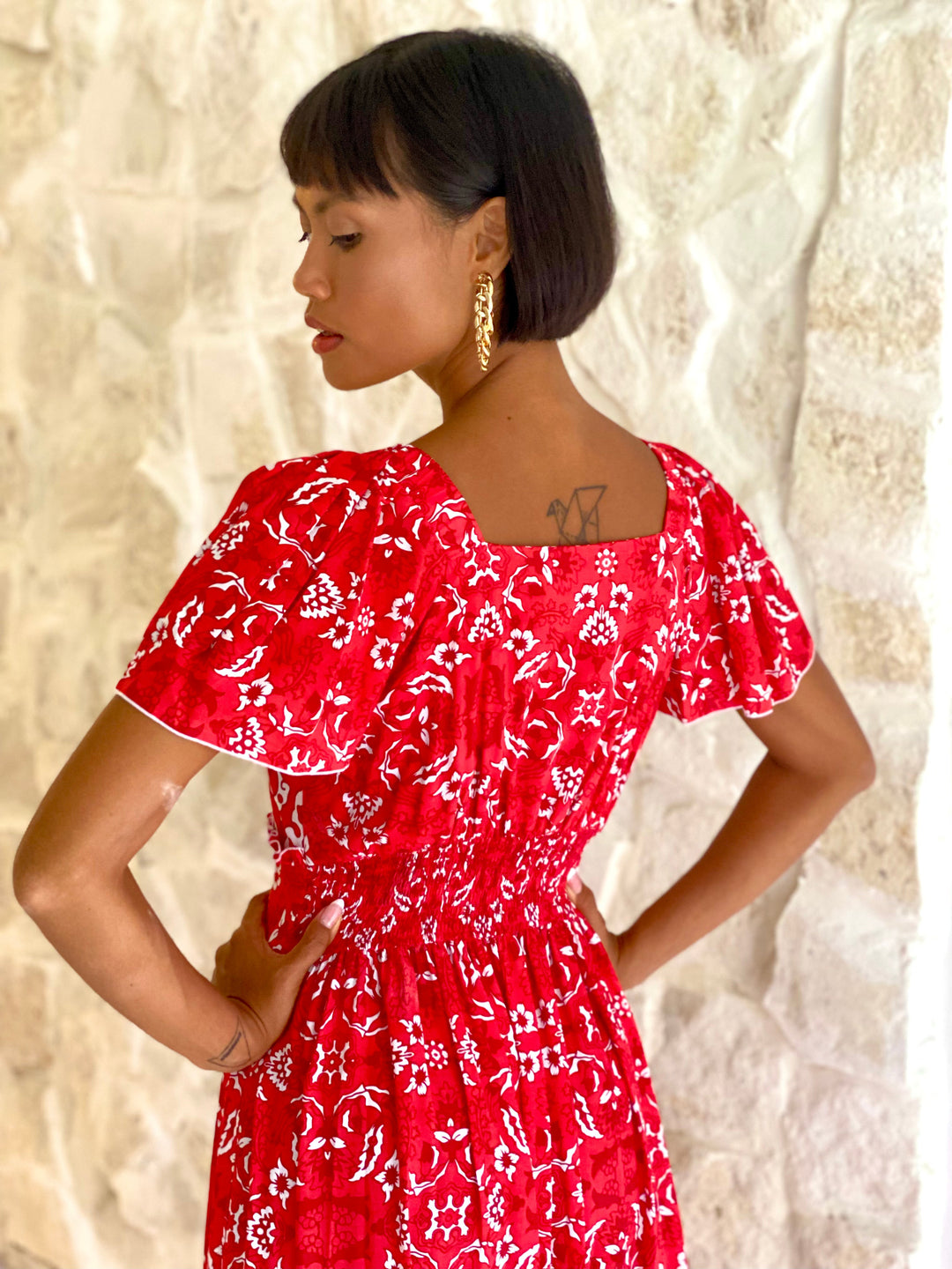 Sovereign Midi Dress Dress Feather & Find 